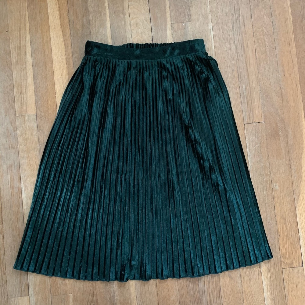 ZARA PLEATED MIDI SKIRT